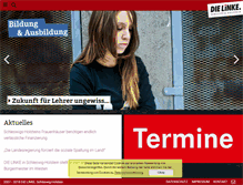 Tablet Screenshot of linke-sh.de